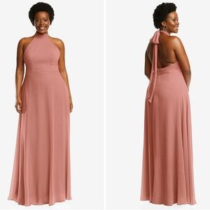 After‎ Six High Neck Halter Backless Maxi Dress Size 14